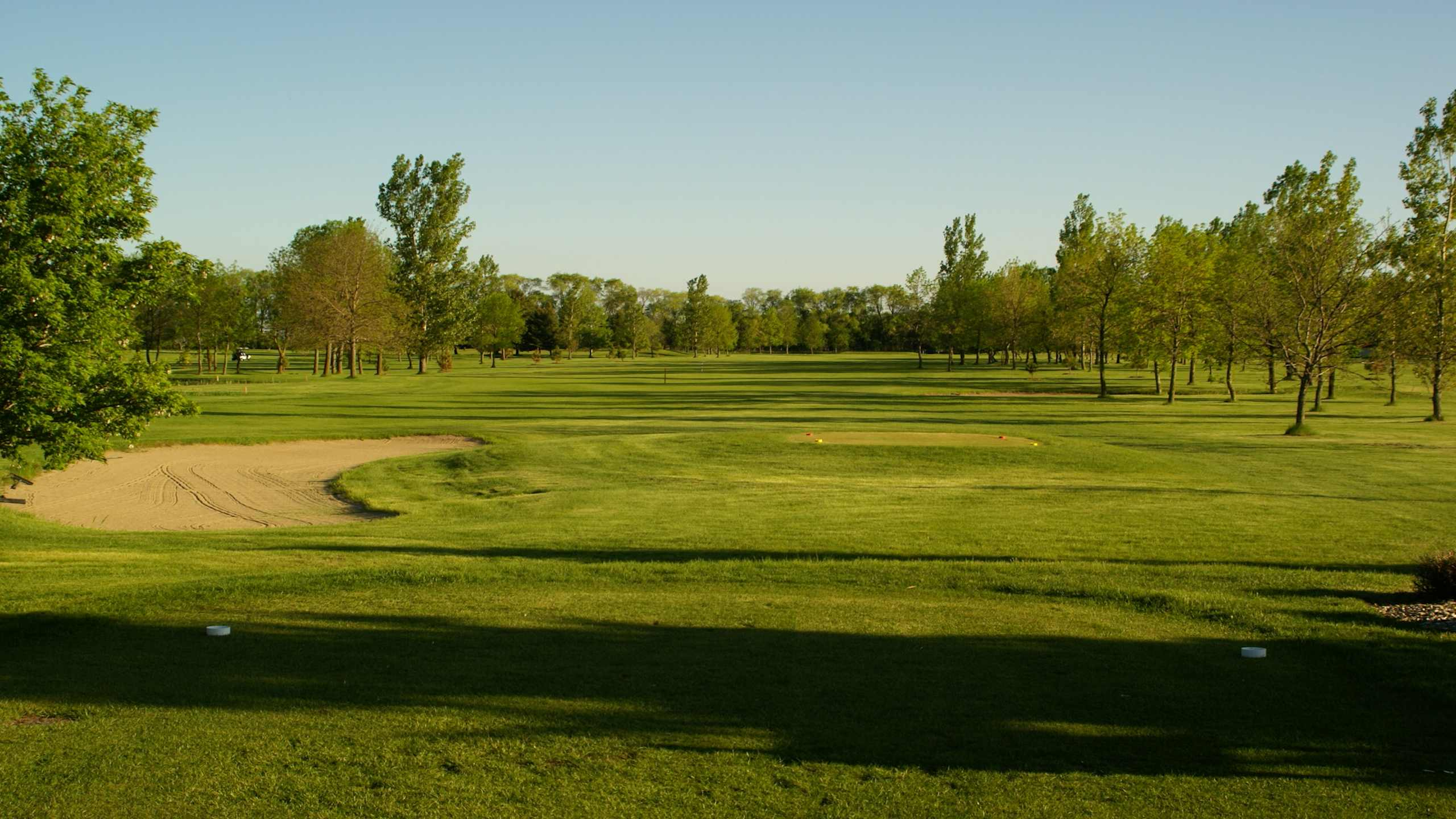Wide fairway view at Prairie View Community Golf Course